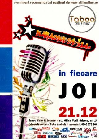 KaraOKe în Taboo Cafe & Lounge