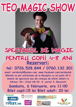 Spectacol de magie pentru copii - Teo Magic Show