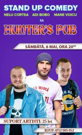 Stand Up Comedy cu Nelu Cortea, Adi Bobo & Mane Voicu