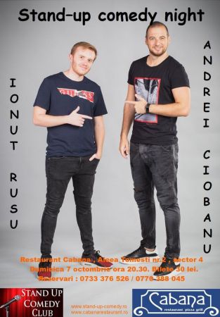 Stand Up Comedy cu Ionut Rusu & Andrei Ciobanu