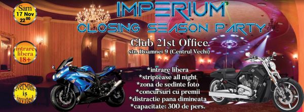 Imperium Closing Season Party 2018