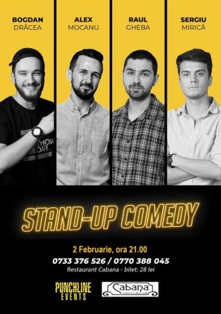 Comedy cu Raul Gheba & Alex Mocanu & Bogdan Dracea & Sergiu Mirica