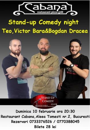 Stand Up Comedy cu Teo, Victor Bara & Bogdan Dracea