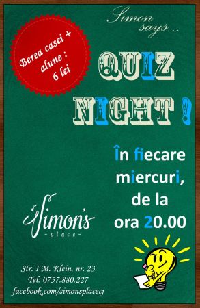 Simon says…Quiz Night