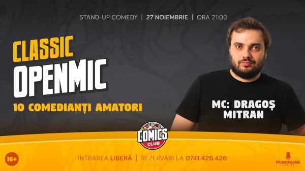 Open Mic cu Dragoș Mitran