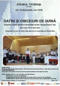 Datini şi obiceiuri de iarnă