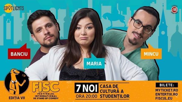 Stand Up Comedy cu Maria Popovici, Mincu si Banciu