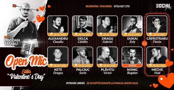 Open Mic - Editia Valentine's Day