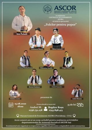 Concert de muzică populară în aer liber