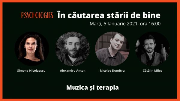 Muzica şi terapia, cu Alexandru Anton, Nicolae Dumitru şi Cătălin Milea