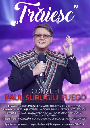 Concert Paul Surugiu-Fuego "Trăiesc"