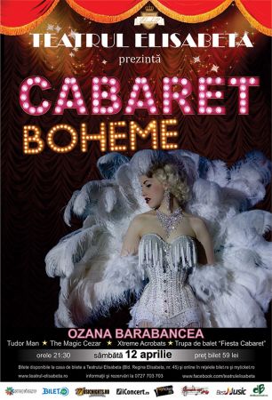 Spectacolul "Cabaret Bohème"