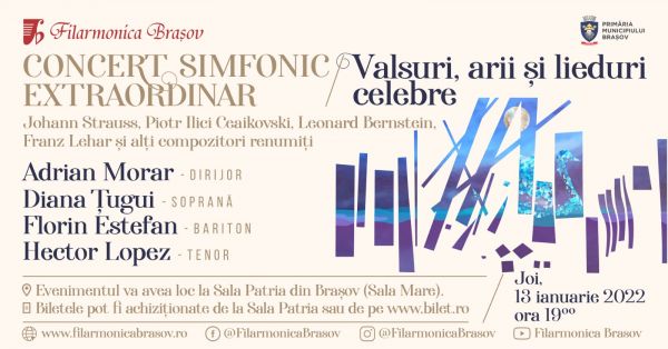 Concert Simfonic Extraordinar: Valsuri, arii și lieduri celebre