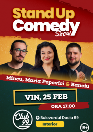 Stand up comedy cu Maria, Mincu si Banciu