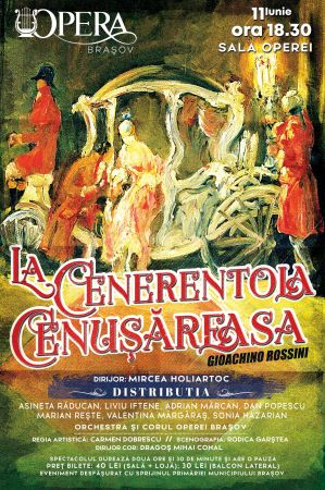 "Cenușăreasa" vă așteaptă la Opera Brașov!