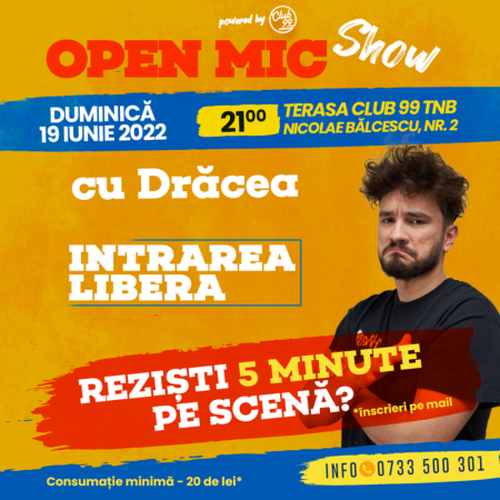 Open Mic Cu Dracea