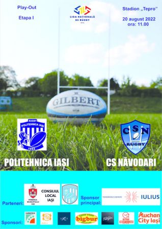 LIGA NAȚIONALĂ DE RUGBY: CS POLI IAȘI - CS NAVODARI