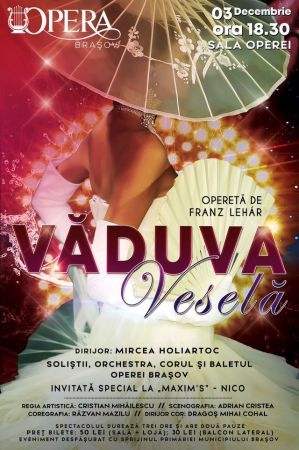 Spectacolul "Văduva veselă"