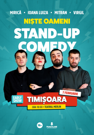 Stand-up Comedy cu Mirica, Luiza, Mitran si Virgil | Niste Oameni