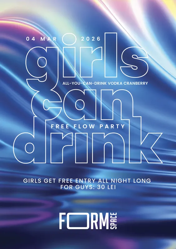 Girls Can Drink: FREE FLOW PARTY