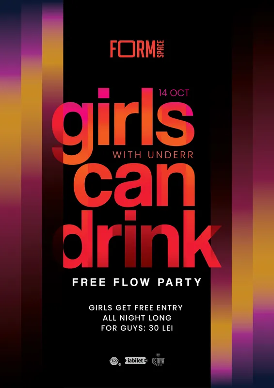 Girls Can Drink: FREE FLOW PARTY