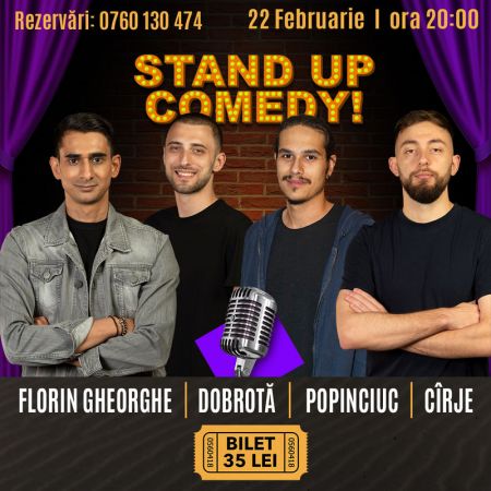 Stand-up comedy cu Cîrje, Florin, Dobrotă și Popinciuc