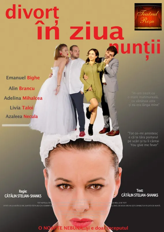 Spectacolul "Divorț în ziua nunții"