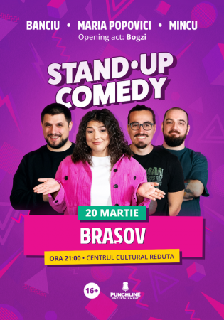 Stand Up Comedy cu Maria Popovici, Mincu și Banciu