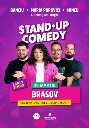 Stand Up Comedy cu Maria Popovici, Mincu și Banciu