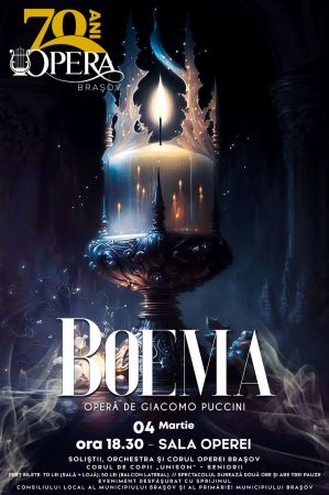 "Boema", o poveste pariziană, pe scena Operei Brașov