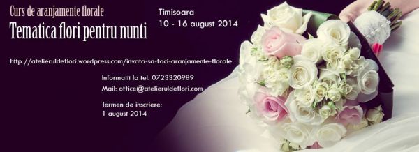 Workshop: aranjamente florale