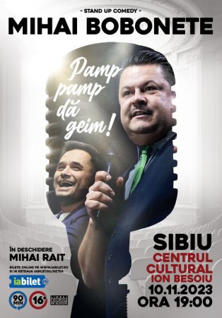 Stand up comedy cu Mihai Bobonete