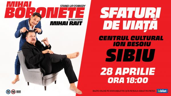 Stand up comedy cu Mihai Bobonete