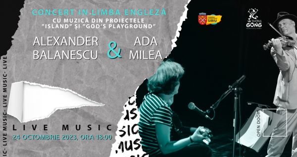 Concert în limba engleză cu Alexander Balanescu și Ada Milea