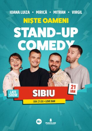 Stand-up Comedy cu Mirica, Luiza, Mitran si Virgil | Niste Oameni