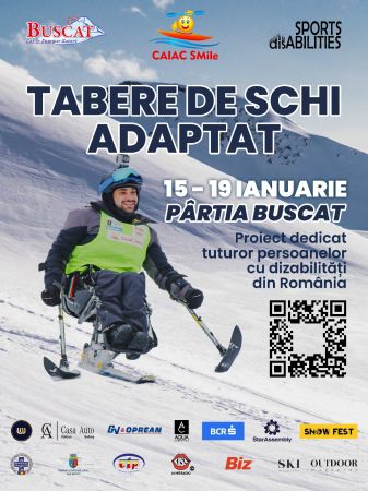 Tabere de schi gratuite pentru persoane cu dizabilitati