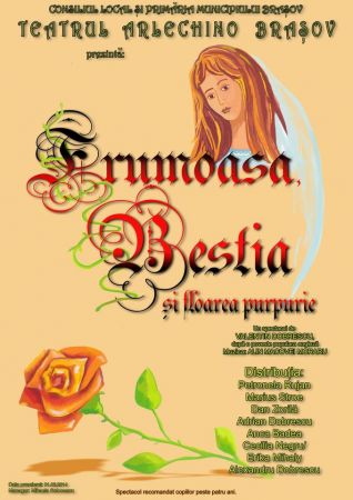 Spectacolul "Frumoasa, bestia și floarea purpurie"
