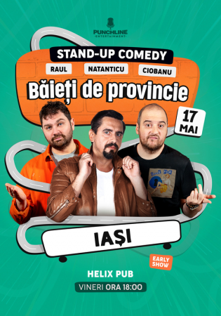 Stand-up Comedy cu Natanticu, Andrei Ciobanu și Raul Gheba