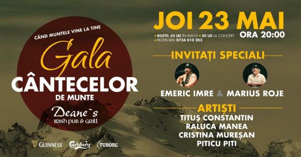 Gala Cântecelor de Munte cu Emeric Imre & Marius Roje