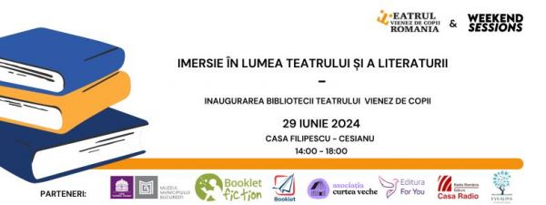 Imersie în lumea teatrului și a literaturii - Inaugurarea bibliotecii Teatrului Vienez de Copii