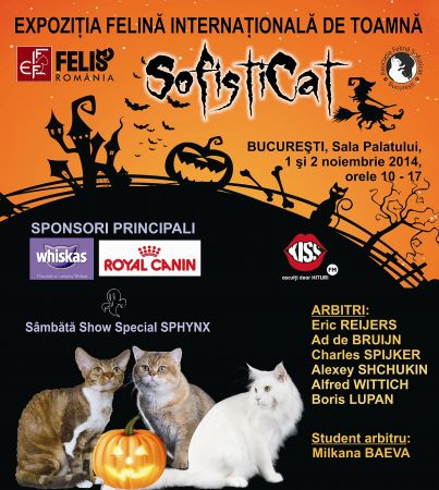 Expoziţia Internaţională de pisici "HalloWinner Cat Show"