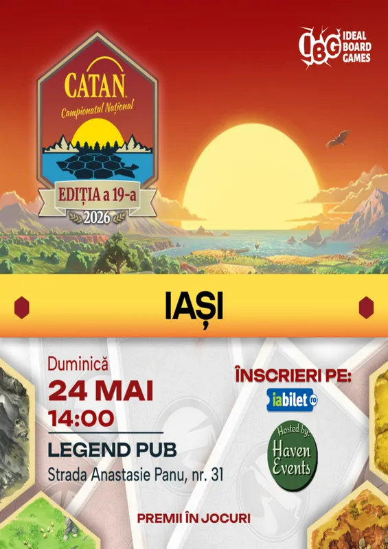 Etapa Locala de Catan | Board Games Events
