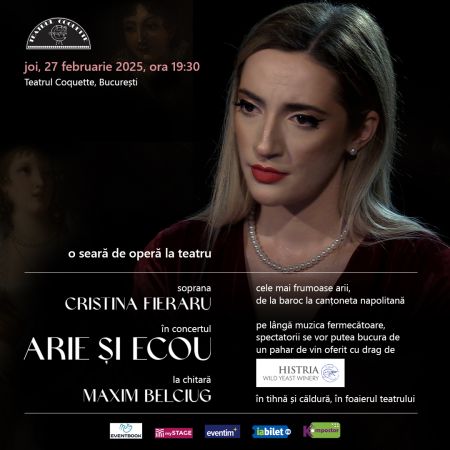 Arie și Ecou - Concert cu Cristina Fieraru și Maxim Belciug