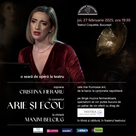 Arie și Ecou - Concert cu Cristina Fieraru și Maxim Belciug