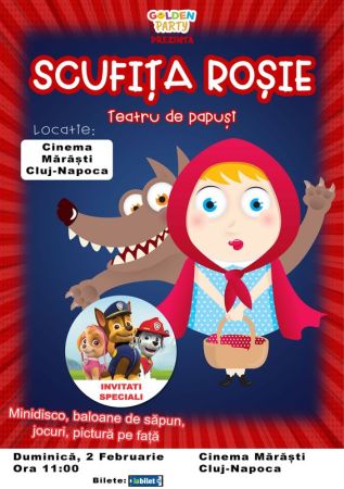 Spectacolul "Scufița roșie și invitații speciali"