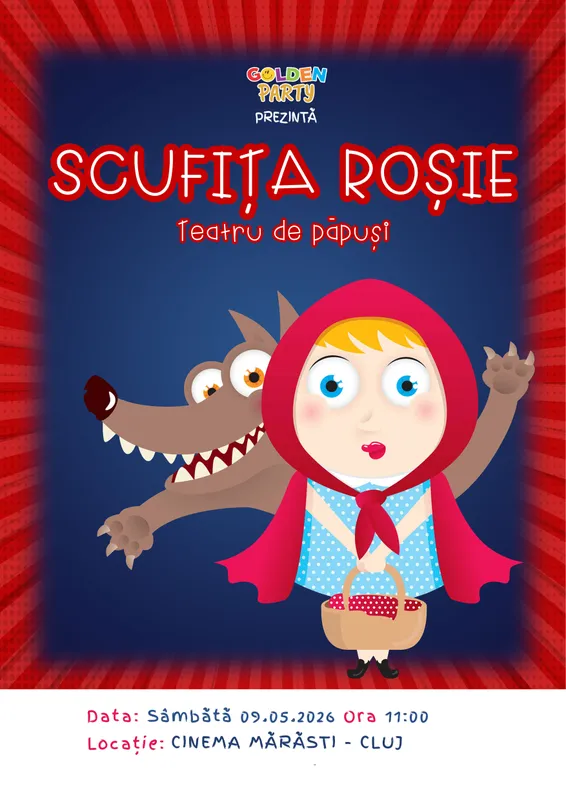 Spectacolul "Scufița roșie și invitații speciali"