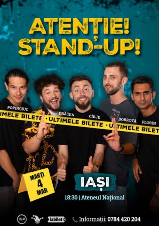 Stand-up comedy cu Drăcea, Cîrje, Florin, Dobrotă și Popinciuc
