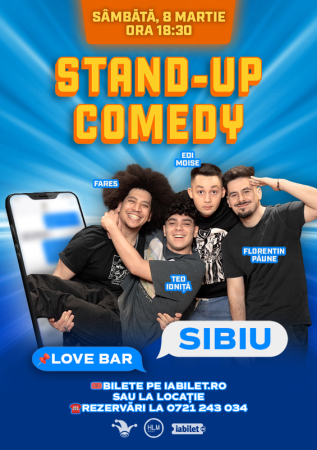 Stand-up Comedy cu Eduard Moise, Florentin Păune,Teo Ioniță și Fares