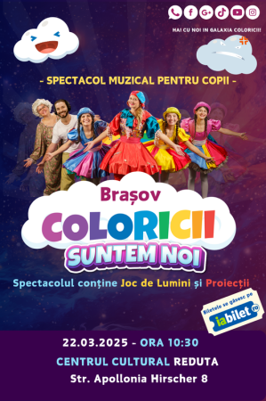 Coloricii suntem noi- Spectacol muzical pentru copii