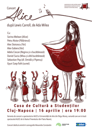 Concert Alice după Lewis Carroll, de Ada Milea